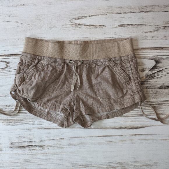 Rewind khaki linen shorts size 3 - Picture 1 of 4